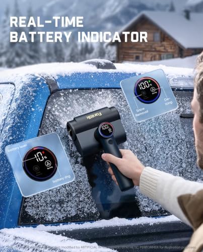 Fanttik Polar G10 Max Ice Scraper, Cordless Winter Car Accessories