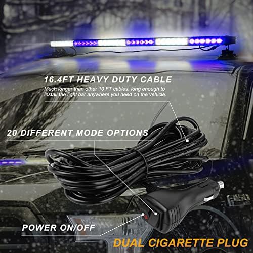 ASPL 38.5" 78 LED Strobe Light Bar Double Side Flashing