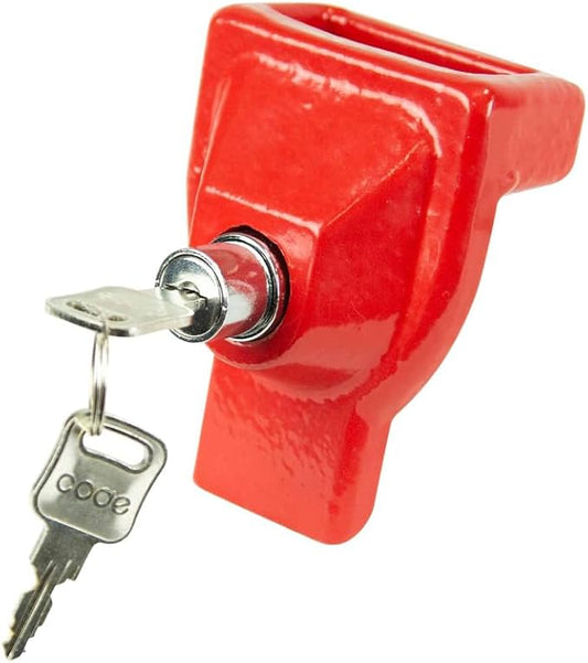 Mytee Products Glad Hand Lock Without Keyed Alike for Air Brake Security, Cast Iron Trailer Brake Lock for Semi Trucks, Tractor Trailers & Commercial Vehicle Security