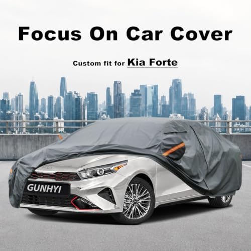 GUNHYI Premium Car Cover Custom Fit Kia Forte, Kia K4 Sedan