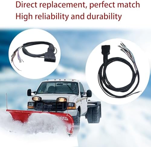 26347 26377 26357 11 Pin Plow Side Light Wiring Harness Fit for Western Fisher Blizzard (26347)