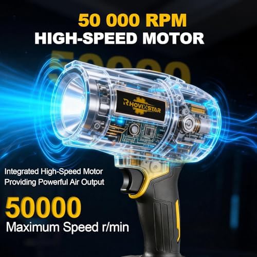 Cordless Leaf Blower 680CFM, Electric Handheld Blower with 4.0Ah Battery