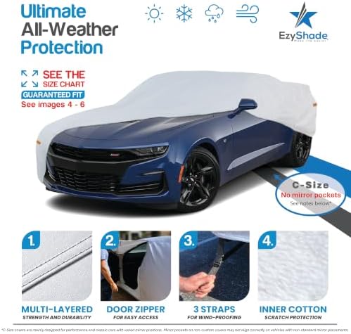 EzyShade Sports Car Cover Waterproof All Weather. See Size-Chart. Size C6