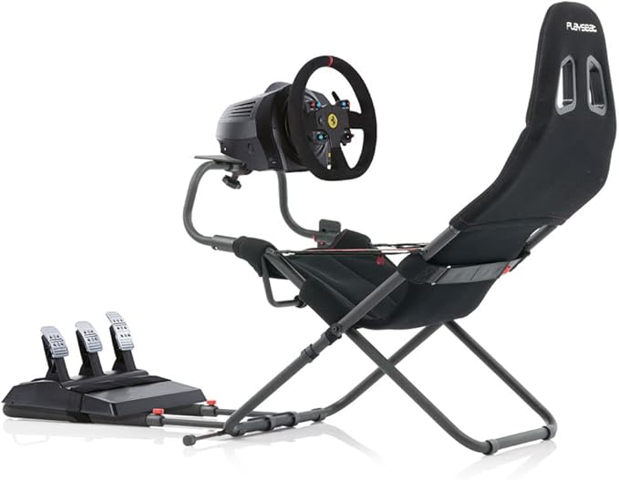Playseat Challenge Racing Simulator Cockpit | Foldable & Adjustable | for High Performance Sim Racing | Compact & Flexible | Supports All Steering Wheels & Pedals | for PC and Console