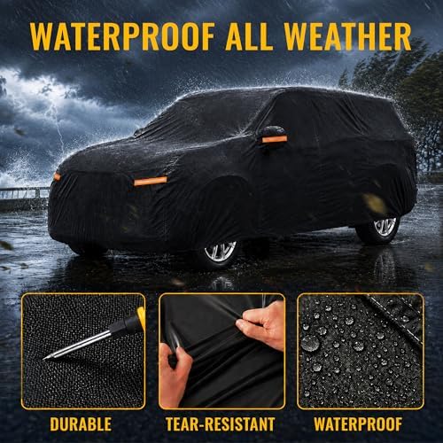 X AUTOHAUX Outdoor Full Car Cover Waterproof for Chevrolet Equinox 05-24