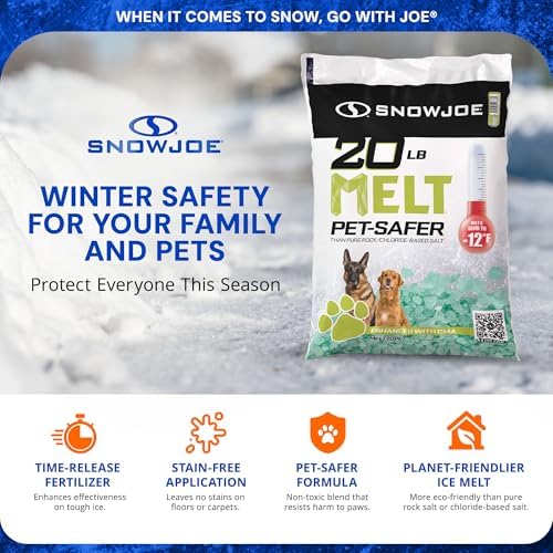 Snow Joe 2 Pack Ice Melter, Fast-Acting Pellets, Calcium Magnesium Acetate
