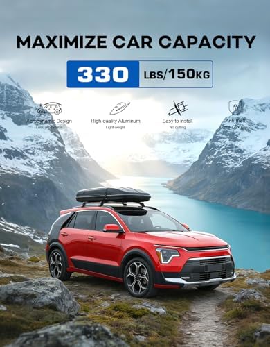 Wonderdriver 330lbs Roof Rack Cross Bars for Kia NIRO 2023-2026