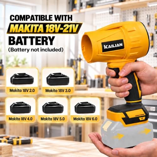 Brushless Leaf Blower Cordless for Makita 18V Battery (Tool Only)