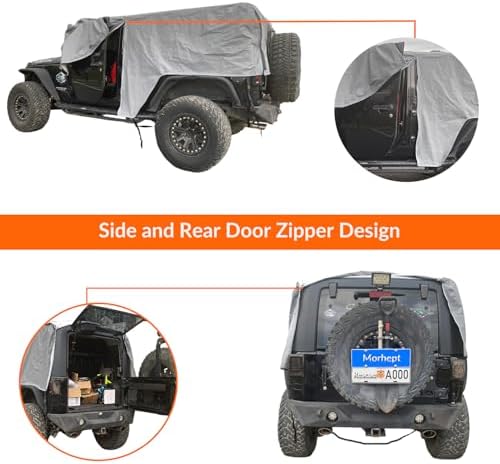 Waterproof Cab Cover for Jeep Wrangler JK JL 4 Door