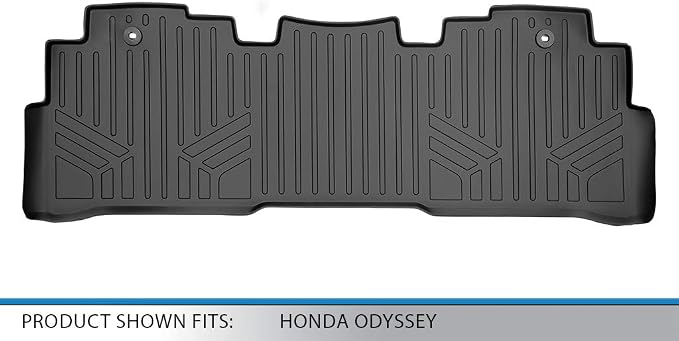 SMARTLINER Custom Fit Floor Mats 2nd Row Liner Compatible with 2018-2025 Honda Odyssey