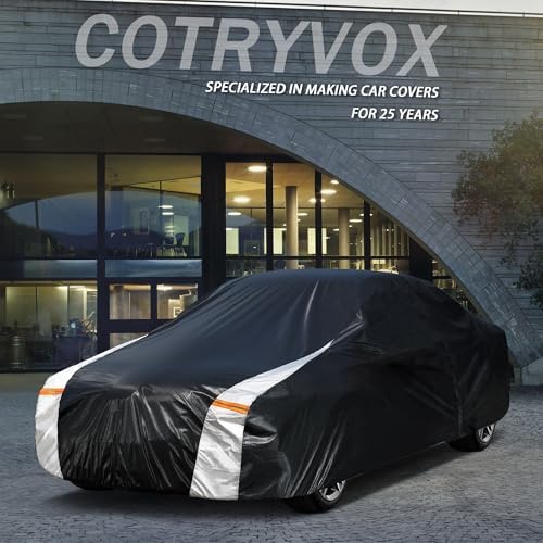 10 Layers Car Cover Custom Fit for BMW Z4 2017-2026 100% Waterproof All Weather Automobiles, Gift with Towel, Heavy Duty Car Covers for Rain Sun UV Protection with Door Zipper.