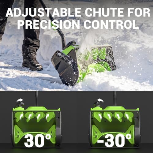 20V Cordless Electric Snow Shovel, 13-Inch