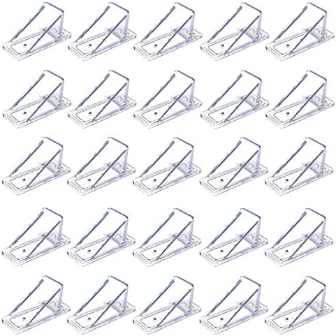 V2-MINI Roof Guard Snow Guard Prevent Sliding Ice Snow Stop Buildup Plastic Multipack-Multicolor (50, Clear)