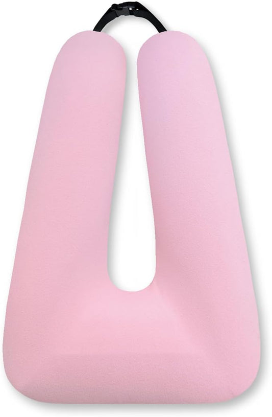FHSGGP Travel Pillow Car Pillow Kid Car Sleeping The Sleeping Aid for Adults and Kids on Road Trips Sponge Kids Travel Pillow Provides Body and Head Support Pink