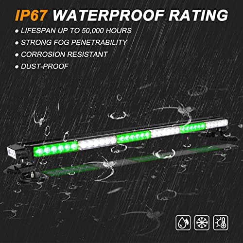 ASPL 38.5" 78 LED Strobe Light Bar Double Side Flashing