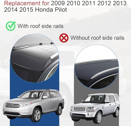 Roof Rack Cross Bars Replacement for Honda Pilot 2009-2015