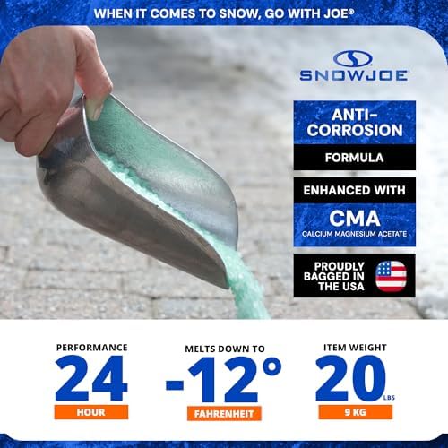 Snow Joe 2 Pack Ice Melter, Fast-Acting Pellets, Calcium Magnesium Acetate