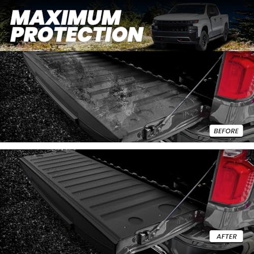 LASFIT Truck Tailgate Mat for Chevy Silverado & GMC Sierra 1500 2019-2026