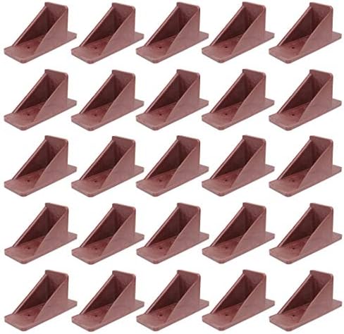 JSP Manufacturing V2-MINI Roof Guard Snow Guard Prevent Sliding Ice Snow Stop Buildup Plastic Multipack-Multicolor (25, Brown)