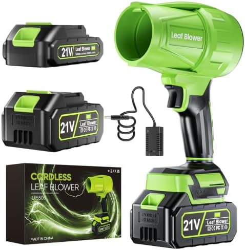 550,000 RPM Cordless Turbo Jet Blower with Battery and Charger