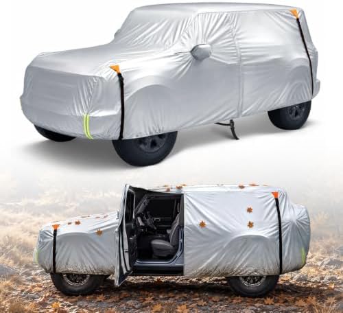 Wigoo Ford Bronco 4-Door Car Cover 2021-2026, Waterproof All Weather