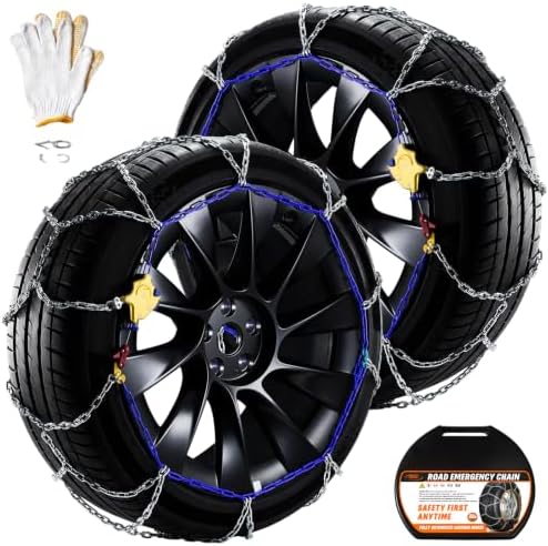 DEDC Auto Lock Y-type Mn Steel Snow Tire Chain for Tesla Model Y 235 245