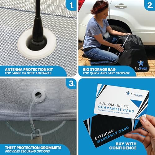 EzyShade Car Cover Waterproof All Weather. See Vehicle Size-Chart. Size A4