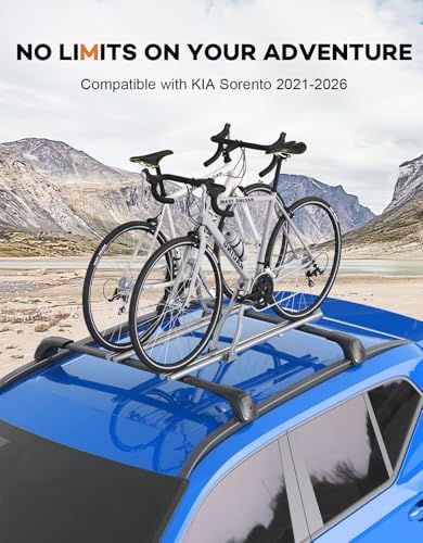 Wonderdriver 330lbs Roof Rack Cross Bars for KIA Sorento 2021-2026