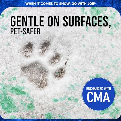 Snow Joe Premium Enviro Blend Ice Melt & Deicer, Safer for Concrete, 50 lb