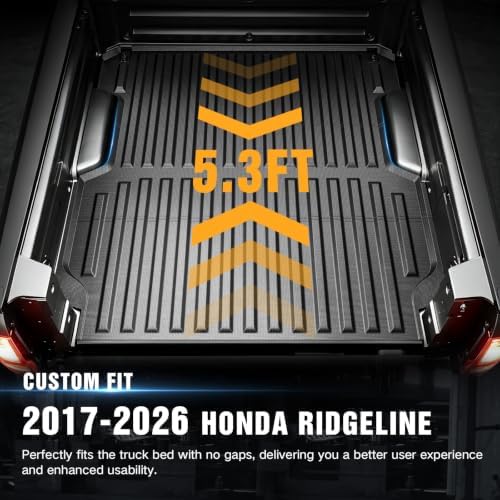 YZONA Bed Mat for 2017-2026 Honda Ridgeline, 5.3FT (64 in)