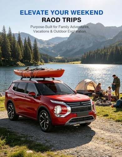 Wonderdriver 330lbs Roof Rack Cross Bars for Mitsubishi Outlander 2022-2026