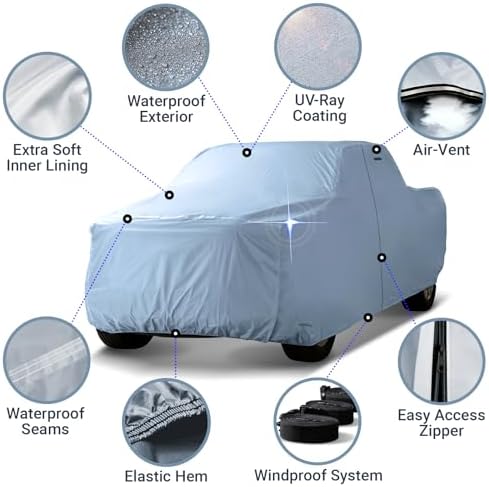 iCarCover 15-Layer Premium All Weather Truck Cover. See Size Chart T87