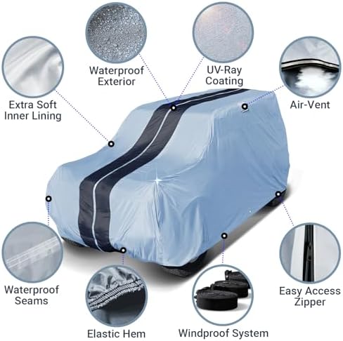 iCarCover Premium Plus Quality All Weather Car Cover. See Size Chart S59