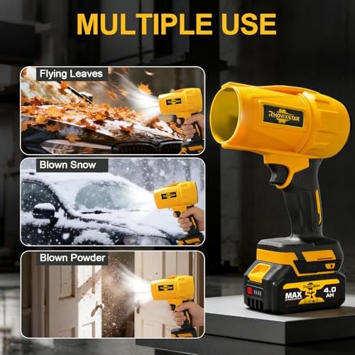 Leaf Blower Cordless 680 CFM Electric Leaf Blower with Battery & Charger