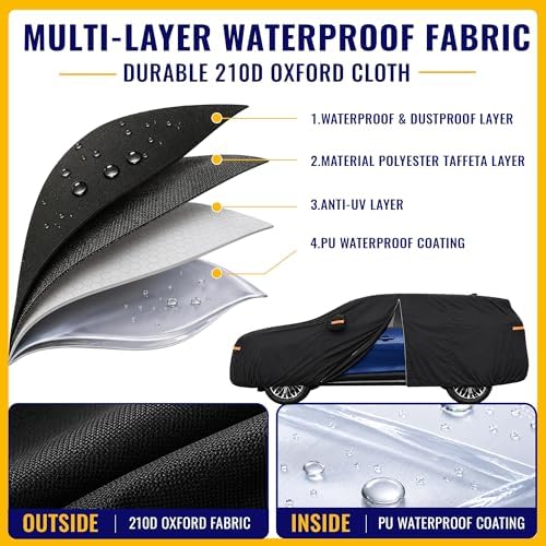 X AUTOHAUX Outdoor Full Car Cover Waterproof for Nissan Rogue 14-24