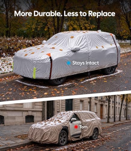 Wigoo Toyota RAV4 Car Cover 1996-2026, Waterproof All Weather Protection