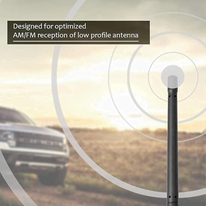 KSaAuto Short Antenna for Ford F150 F-150 2009-2026, 2017-2026 F-250 F-350, 2021-2024 Bronco, 7 Inch F150 Pickup Truck Short Antenna Ford F150 Accessories, Not for 2025 Bronco