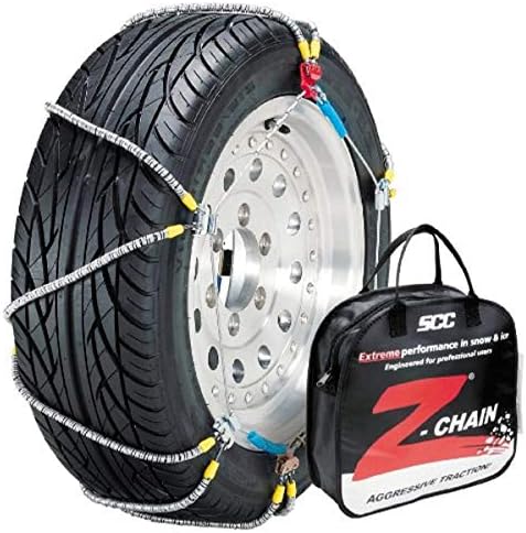 SCC Z-563 Z-Chain Extreme Performance Cable Tire Traction Chain - Set of 2