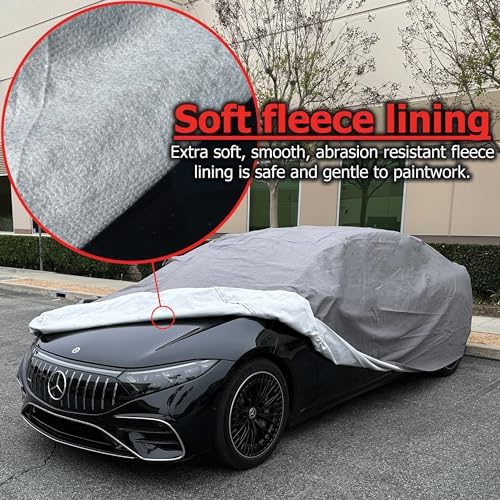 Car Cover fit 2015 2016 2017 2018 GMC Sierra 2500HD 3500HD Crew Cab 8ft Bed Dually Plat Series Gry