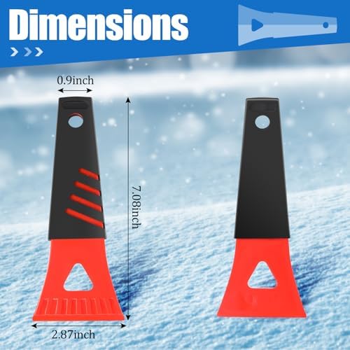 Frienda 100 Pcs Ice Scraper for Car Windshield Plastic Snow Frost Ice Removal Tools for Cars Trucks Window