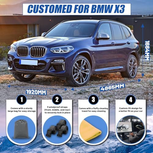 SUV Car Cover Custom Fit for BMW X3 (2007-2026)