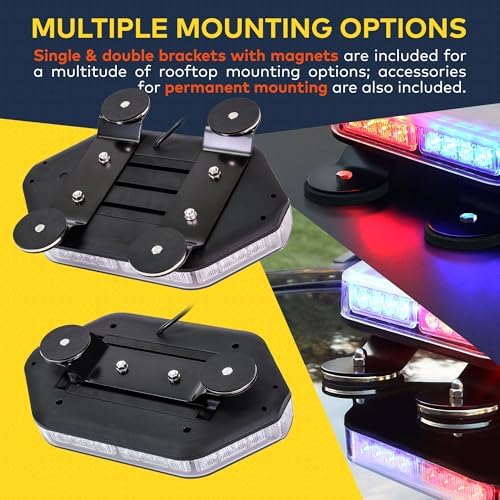 LAMPHUS NanoFlare 12 Inch 40W Green White LED Strobe Light Bar For Trucks