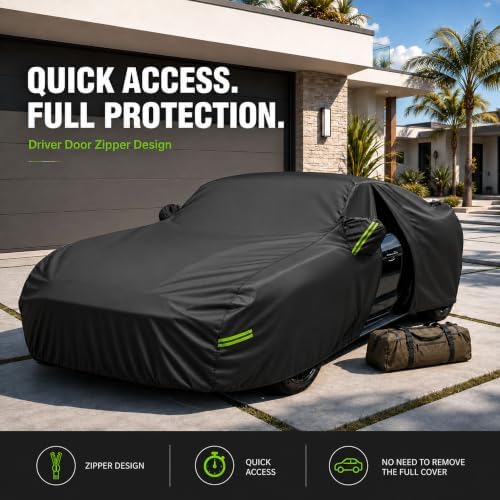 Car Cover for Ford Mustang Waterproof All Weather Outdoor Cover