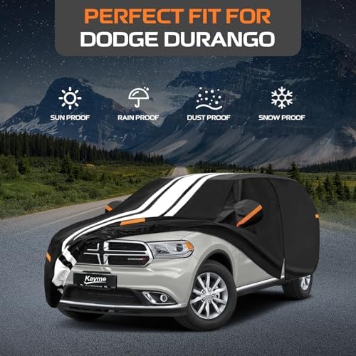 Kayme Heavy Duty Car Cover for Dodge Durango (2004-2026) Waterproof