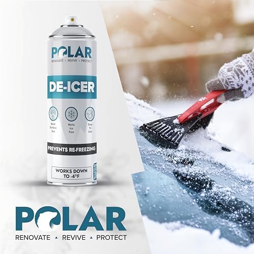 Polar De-Icer Spray - Car De-Icer - Windshield Ice Remover - 6x500ml