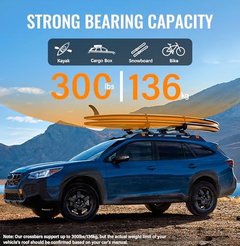 Cross Bars Compatible with Subaru Outback Wilderness 2022-2025