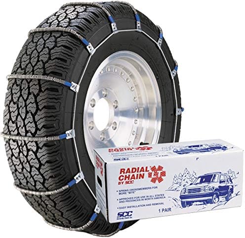 SCC TC2111MM Radial Chain LT Cable Tire Traction Chain for Light Trucks - Set of 2