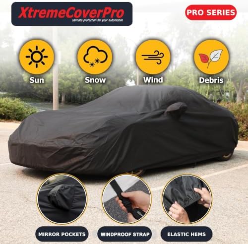 Car Cover fit 2015 2016 2017 2018 GMC Sierra 2500HD 3500HD Crew Cab 8ft Bed Dually Pro Series BLK