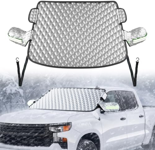 Windshield Cover for Ice and Snow, Thick Padded Graphene, XL