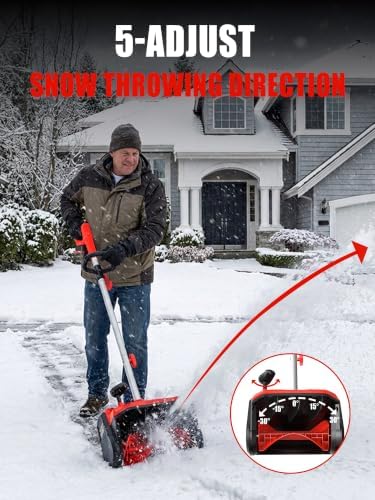 13" Cordless Snow Shovel Compatible with Milwaukee M18 Battery (Bare Tool)